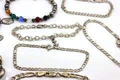 Group lot of 11 Vintage 925 sterling silver bracelets