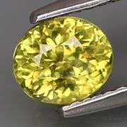 Rare! 1.20ct untreated VS grade canary yellow Malaya Garnet!