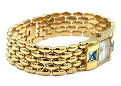 Jules Jurgensen blue topaz quartz watch