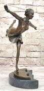 Olympic Sport Ice Skater Bronze Sculpture