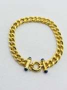 Italian 14KT Yellow Gold Curb Link Bracelet