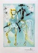 Pencil Numbered Salvador Dali, Picador