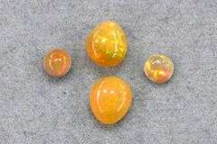 Shining Natural Opals - Lot of 4