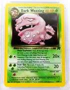Pokémon 2000 Dark Weezing Stage 1 Holo Card, 7.5 NM+