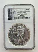 2011 American Silver Eagle, NGC MS69 ER