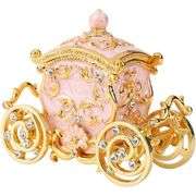 Jewelry Carriage Trinket with Rhinestones