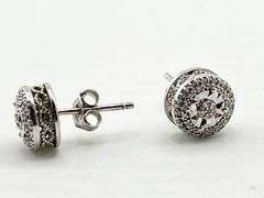 925 Sterling Silver Three pair Of Earrings Lot