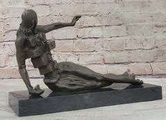Modern Female Bronze Sculpture