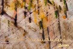 Kamran Khavarani Abstract Series Original Oil on Paper