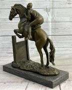 Jockey Bronze Sculpture