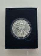 2018-W Burnished American Silver Eagle, OGP