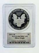 2011-W Proof Eagle, John Mercanti Signed, PCGS PR70 DCAM