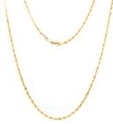 14kt Yellow gold rope chain necklace