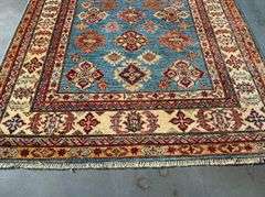 Fine Super Kazak Rug 4.1x6.1