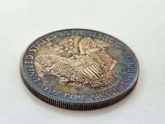 1992 Toned American Silver Eagle