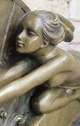 Nude Girl Bronze Sculpture