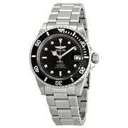 Invicta Pro Diver Automatic Men's Watch – Black Dial, Stainless Steel Bracelet