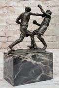 Last Round Boxing Bronze Statue