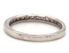 14kt White gold 0.25ctw diamond band