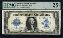 1923 $1 Silver Certificate Speelman White Fr. 237 PMG Very Fine 25 EPQ