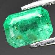 Vivid green! 1.13ct real Zambian Emerald!