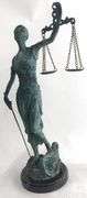 Blind Justice Bronze Sculpture