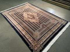 Fine Luxury Silk Rug 4.9x7.6