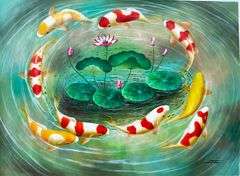 BEAUTIFUL AND UNIQUE   PAINTING ON CANVAS