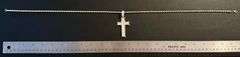 Amazing 14 Kt Yellow Gold Plated Sparkling Cross Pendant Necklacee