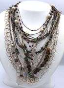 Big group lot of Vintage 925 sterling silver necklaces