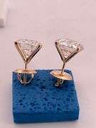 4.00 CARATS DIAMOND STUDS, BRAND NEW, 14K YELLOW GOLD