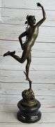 Roman Flying Mercury Bronze Figure