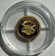 1849 US Gold14 K Tribute Proof Mini Coin