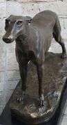 Greyhound Family Dog Bronze Sculpture