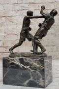 Last Round Boxing Bronze Statue