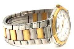 Baume & Mercier Rivera two tone watch with Roman Numeral dial