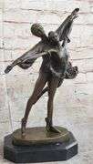Two Beautiful Ballerina Bronze Sculpture