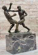 Last Round Boxing Bronze Statue