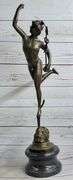 Roman Flying Mercury Bronze Figure