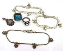Big group lot of vintage 925 sterling silver mixed jewelry