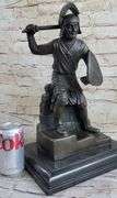Japanese samurai Warrior Bronze Sculpture