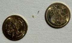 Two 14 K St Gaudens $20 Tribute Coins