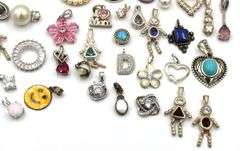 Group lot of Vintage 925 sterling silver charms and pendants
