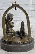 Praying Baby Angel Bronze Sculpture
