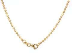 Practical 14K YG Keychain Style Necklace