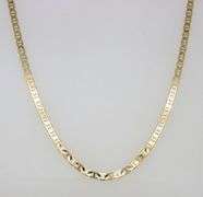 14kt Yellow gold Mariner link chain necklace