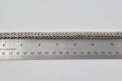 Sterling Silver Wheat Chain Bracelet