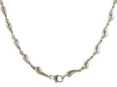 Tiffany & Co. Elsa Peretti Teardrop Link Necklace in Sterling