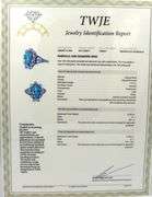 Vintage style 18kt White gold 1.41ct pear shaped emerald and diamond ring