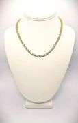 Sparkling 14 Kt Yellow Gold Plated 36 Ctw Simulated Diamond Tennis Necklace